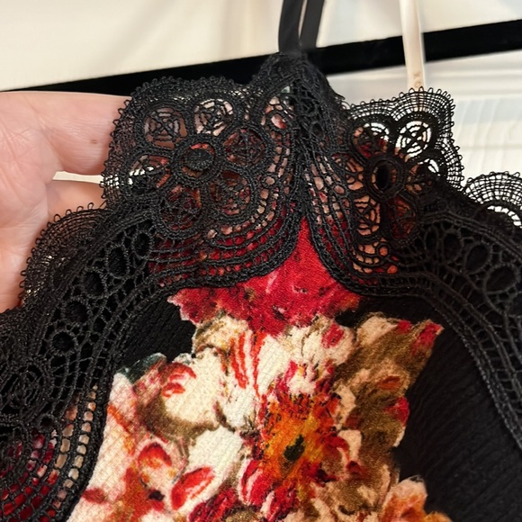 Anthropologie Foxiedox Floral Lace Midi Dress Size XL - Picture 3 of 6